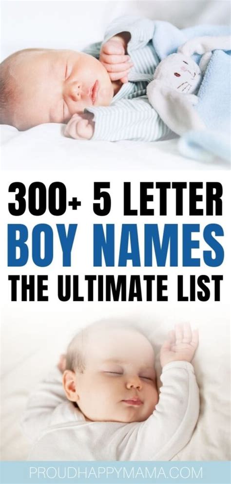 5 letter boy names|300+ 5 Letter Boy Names (Cute & Cool) .